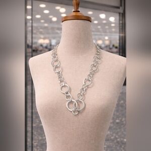 Gold Circle chain necklace